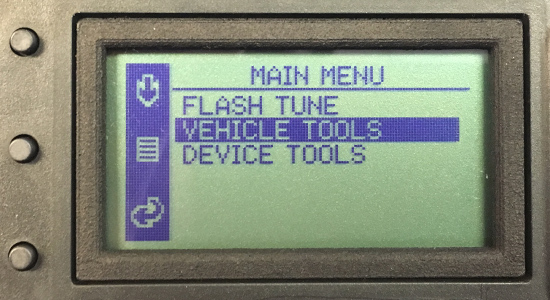 Main Menu - Power Vision CX 