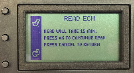 Read ECM Menu - Power Vision CX Fuel Map