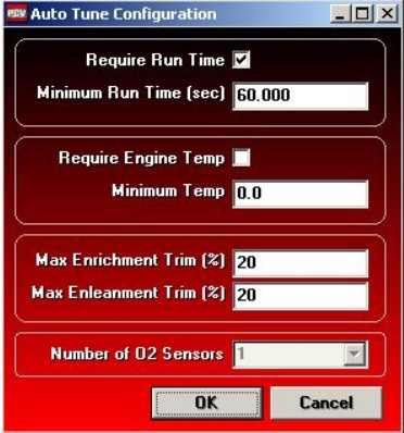 Power Commander V – Configure Auto Tune