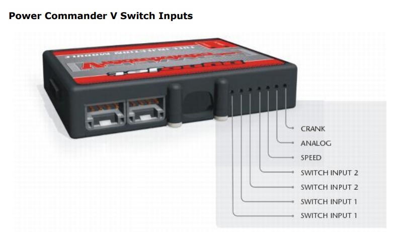 Power Commander V Switch Inputs
